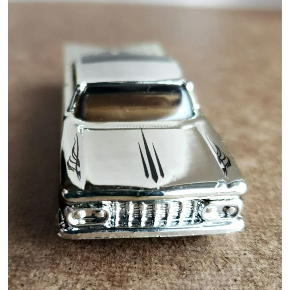 1999 Hot Wheels '63 T-BIRD & 59 IMPALA Chrome K B TOYS 2-PACK 1:64 23196 Gold LW